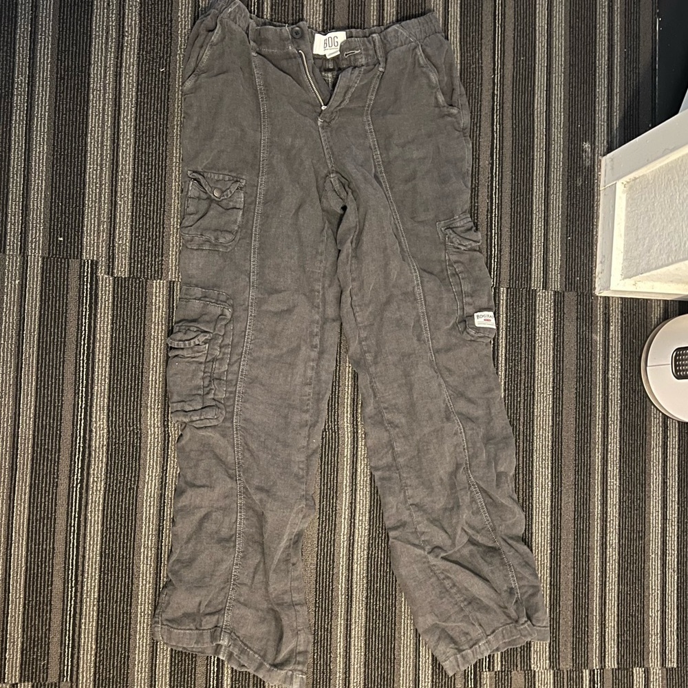 BDG urban outfitters grey y2k cargo pants